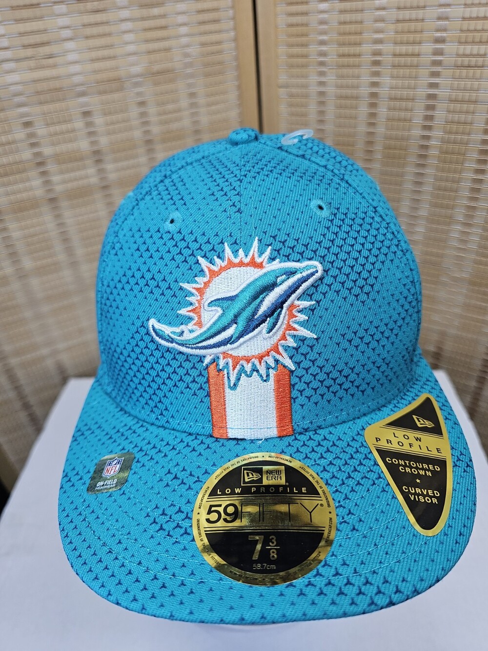 New Era Miami Dolphins 59FIFTY Fitted Hat Aqua Size 7 3/8